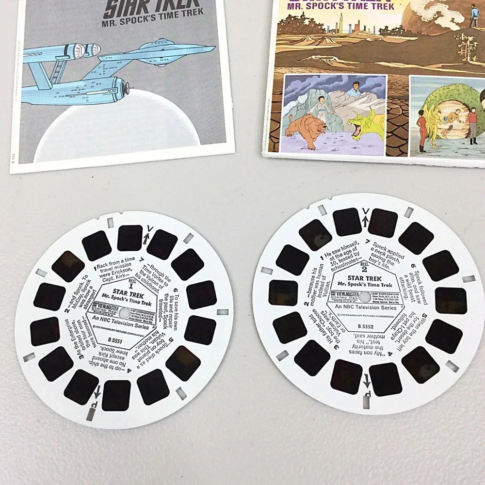 Vintage 1974 GAF View Master Star Trek Mr Spock's Time Trek B555